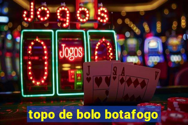 topo de bolo botafogo